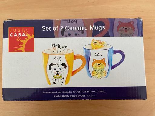 Buy & Sell Surrey Guildford - Photos for 2 New Ceramic Mugs (Dog & Cat Mugs)