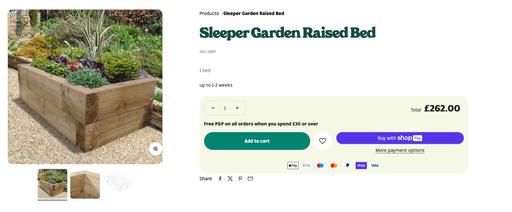 Buy & Sell Essex Colchester - Photos for Solid Sleeper Garden Raised bed