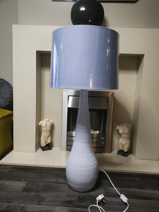 Buy & Sell South Yorkshire Rotherham - Photos for New Large lamp grey & light blue