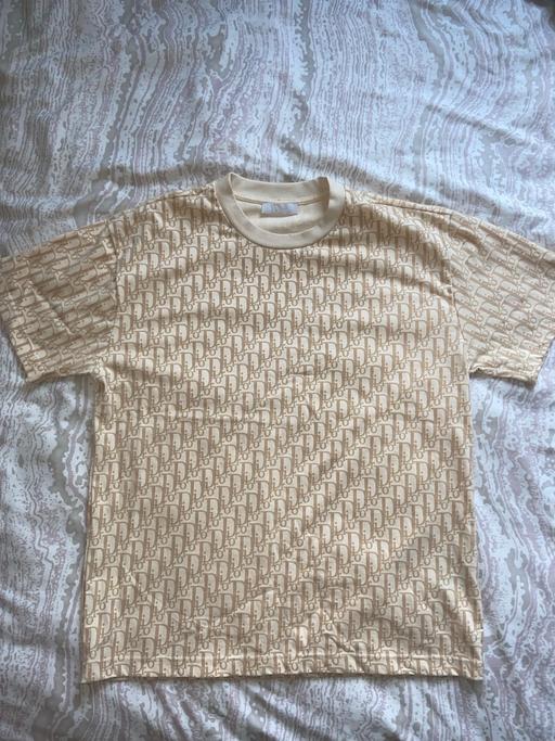 Buy & Sell Bristol Eastville - Bristol - Photos for Dior Oblique T-shirt beige/cream relaxed fit