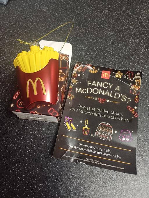 Buy & Sell Lancashire Blackpool - Photos for Official MC Donalds Festive Fries Bauble New