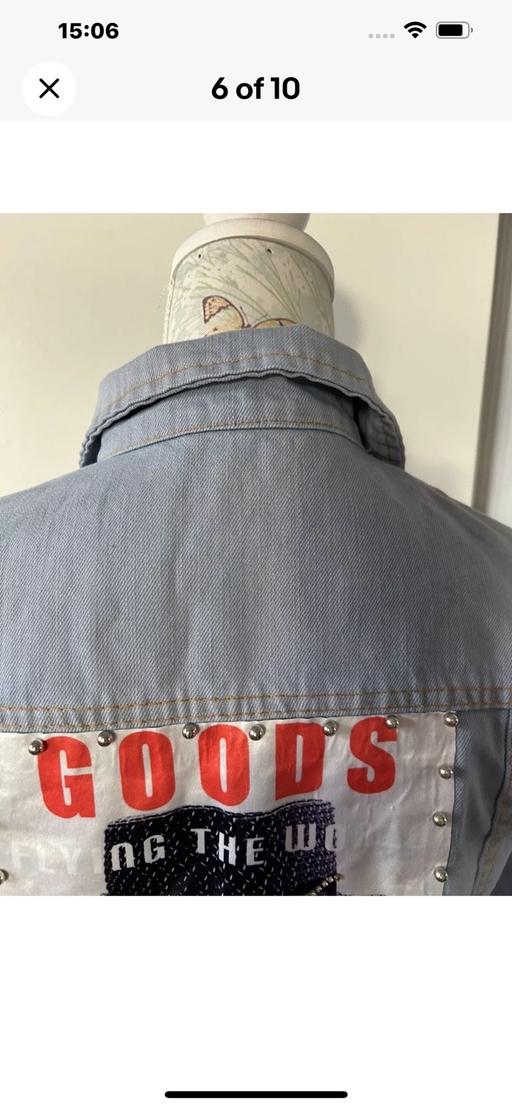 Buy & Sell North Northamptonshire Wellingborough - North Northamptonshire - Photos for Quirky Denim Jacket 10-12