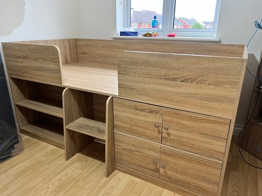 Buy & Sell Merseyside Liverpool - Photos for Light Oak Mid Sleeper Cabin Bed