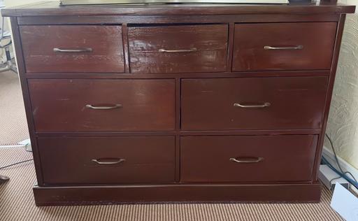 Buy & Sell West London Hillingdon - Photos for Solid Wood Chest Of Drawers