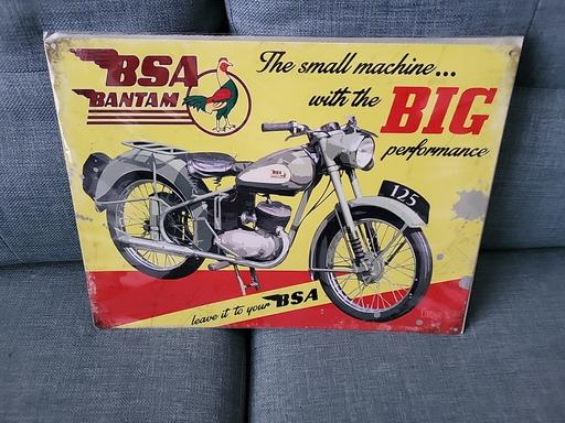 training Suffolk East Suffolk - Photos for New bsa motorbike vintage sign