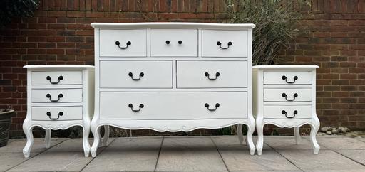 Buy & Sell Surrey Spelthorne - Photos for Juliette Chest of Drawers & Bedside Tables