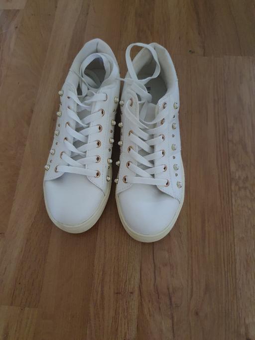 Buy & Sell County Durham Stockton-on-Tees - Photos for Ladies White Studded Trainers