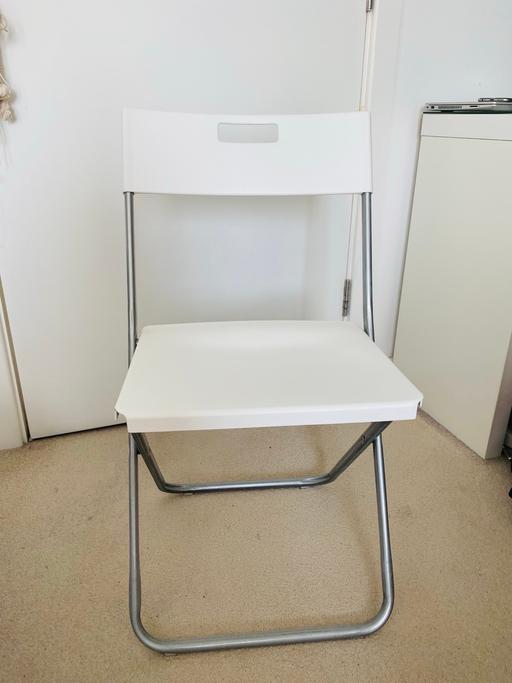 Buy & Sell East London Blackwall - East London - Photos for IKEA Gunde White Folding Chair