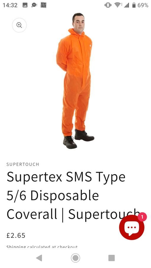 Buy & Sell Lincolnshire North Lincolnshire - Photos for supertex coveralls size medium 3 paurs for £5