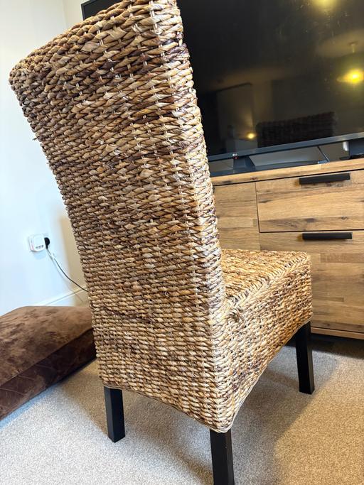 Buy & Sell Cheshire West and Chester Little Sutton - Cheshire West and Chester - Photos for 6 x rattan/ banana leaf dinning chairs