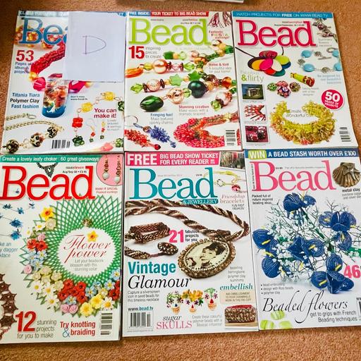 Buy & Sell Dorset Bournemouth, Christchurch and Poole - Photos for 6 Bead Jewelry Flower Power Beading Magazines