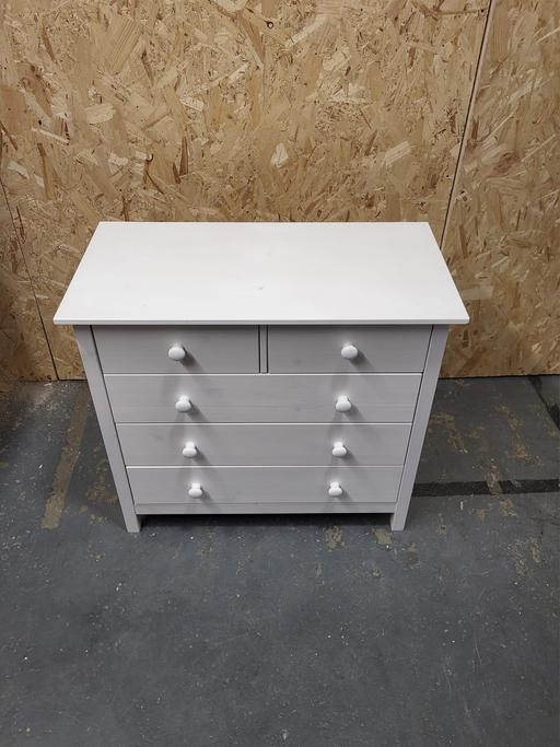 Buy & Sell West Yorkshire Bradford - Photos for Scandinavia Pine 3+2 Drawer Chest - White