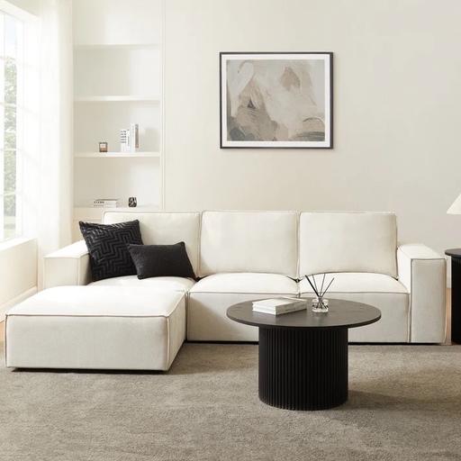 Buy & Sell North London Southgate - North London - Photos for 3 seater L shaped ivory sofa