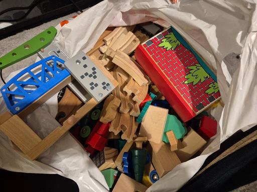 Buy & Sell Leicestershire North West Leicestershire - Photos for 50+ pieces wooden john Lewis train set