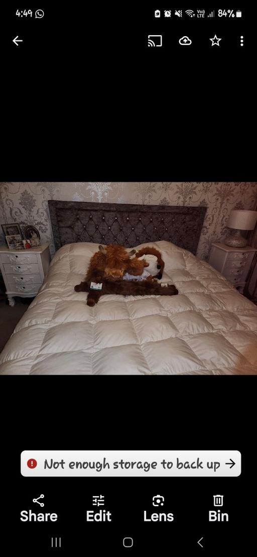 Buy & Sell Kent Medway - Kent - Photos for superking crushed velvet bed frame