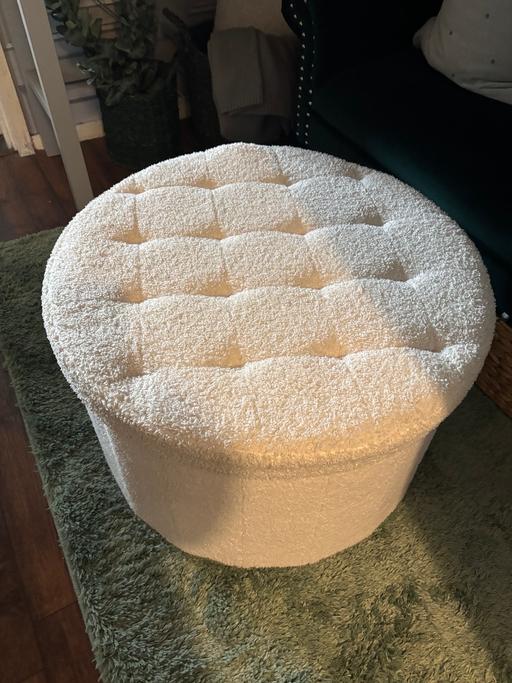 Buy & Sell West Midlands Birmingham - Photos for Dunelm Boucle storage stool