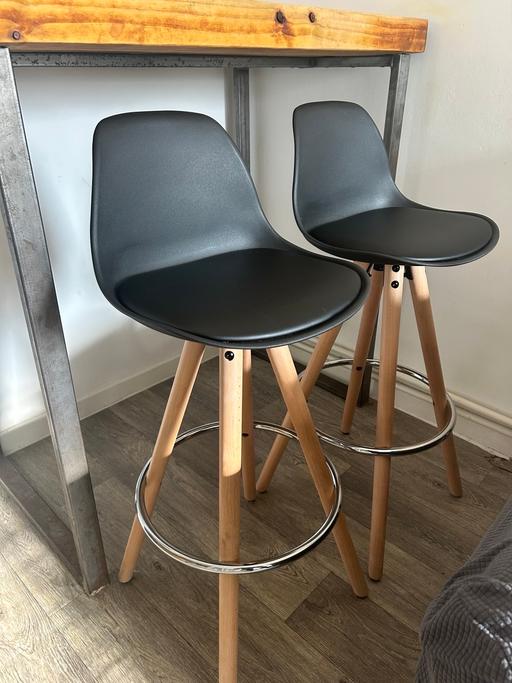 Buy & Sell South East London Rotherhithe - South East London - Photos for Tall breakfast bar stools (£40 for pair)