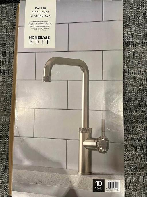 Buy & Sell Kent Medway - Kent - Photos for HOMEBASE RAFFIN EDIT SIDE LEVER KITCHEN TAP