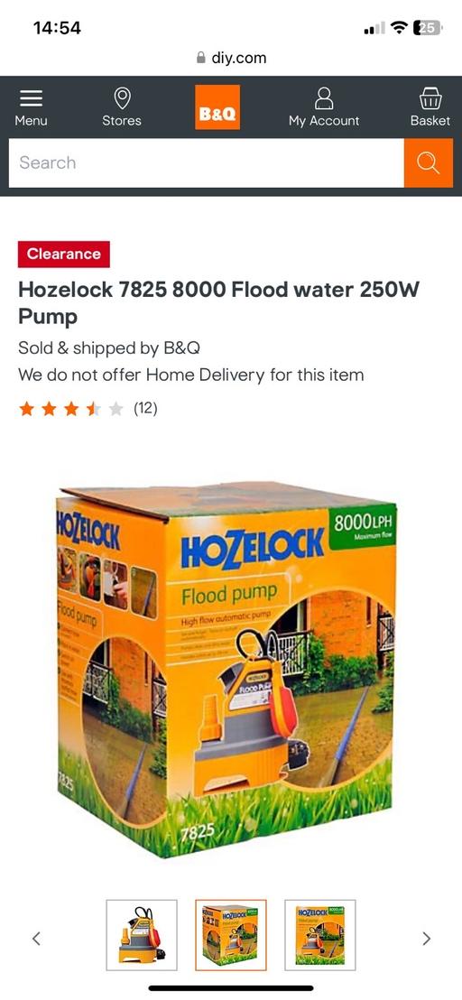 Buy & Sell South West London Sutton - Photos for Hozelock flood pump 8000