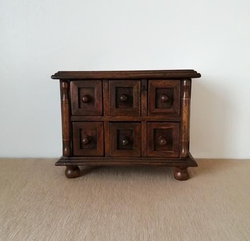 Buy & Sell Greater Manchester Tameside - Photos for Tabletop wood cabinet with 6 drawers