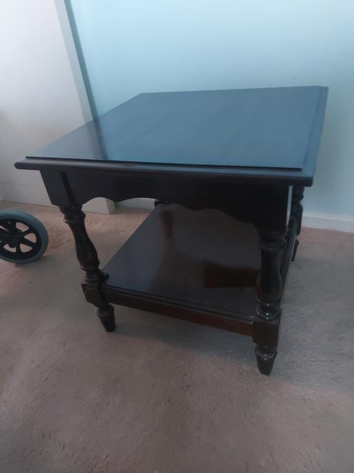 Buy & Sell West Midlands Walsall - Photos for brown hard wood coffee table