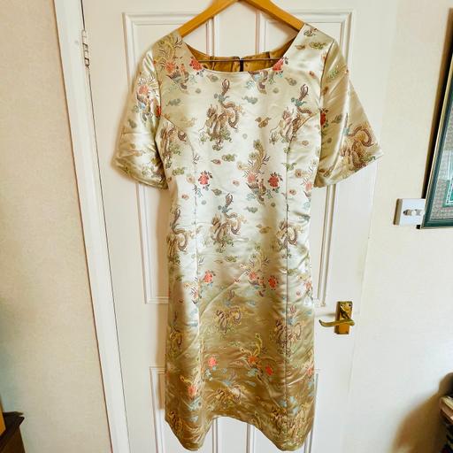 Buy & Sell Dorset Bournemouth, Christchurch and Poole - Photos for Golden Embroidered Dragon Vintage Dress