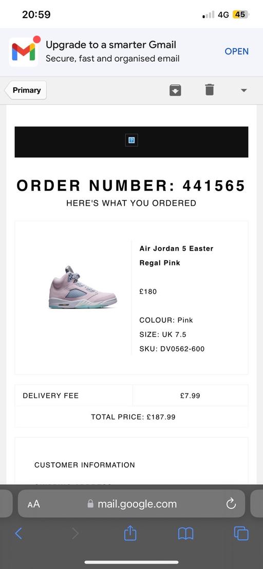 Buy & Sell South West London Kingston upon Thames - Photos for Air Jordan 5 retro Easter regal pink