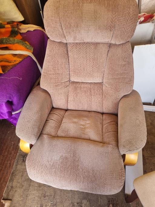 Buy & Sell West Midlands Wolverhampton - Photos for recliner chair and stool