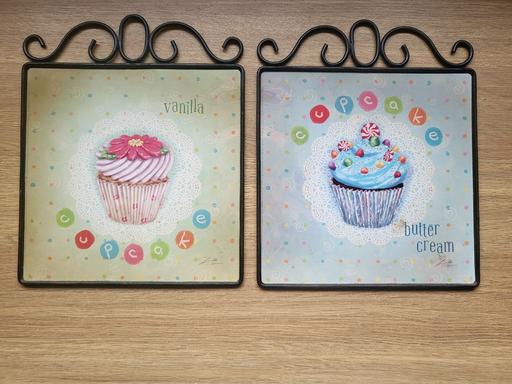 Buy & Sell Greater Manchester Bury - Photos for 2 x metal cake pictures