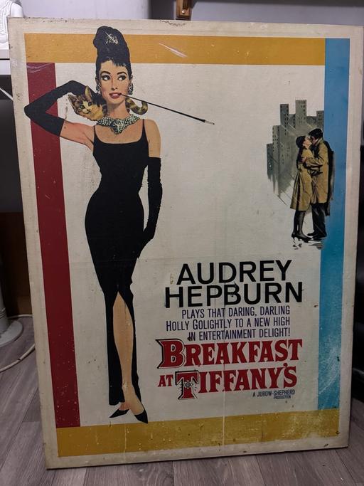 Buy & Sell South East London Walworth - South East London - Photos for Vintage Audrey Hepburn movie poster canvas