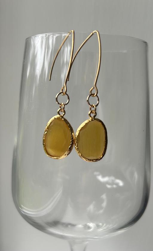 Buy & Sell Hertfordshire Dacorum - Photos for Citrine yellow beaded dangle earrings