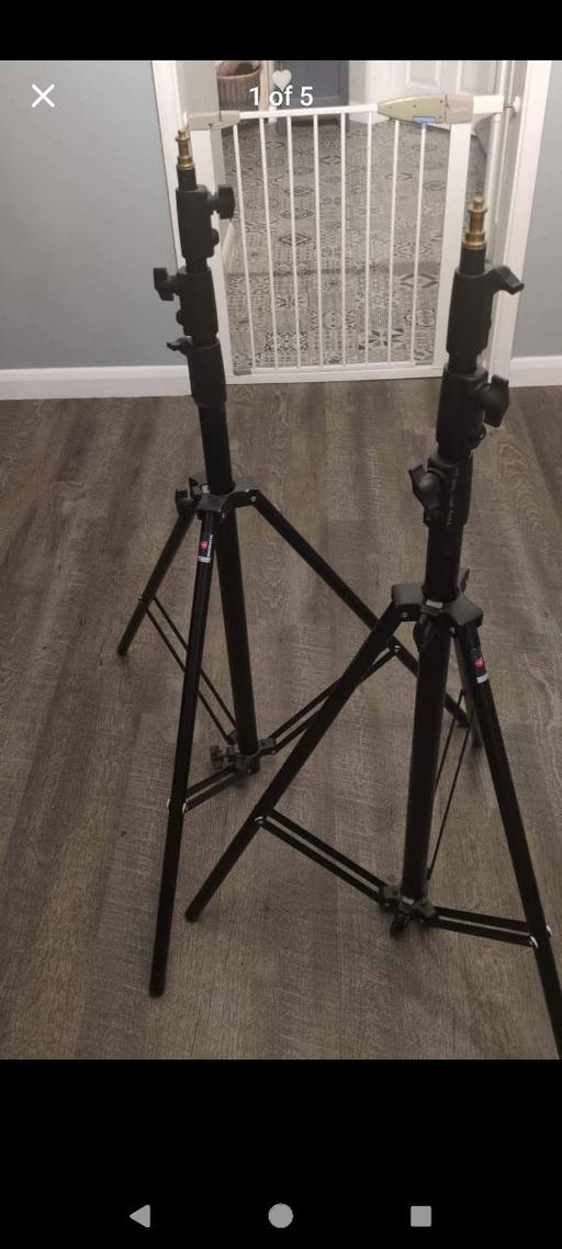 Buy & Sell West Midlands Walsall - Photos for manfrotto pair of lighting stands 004B