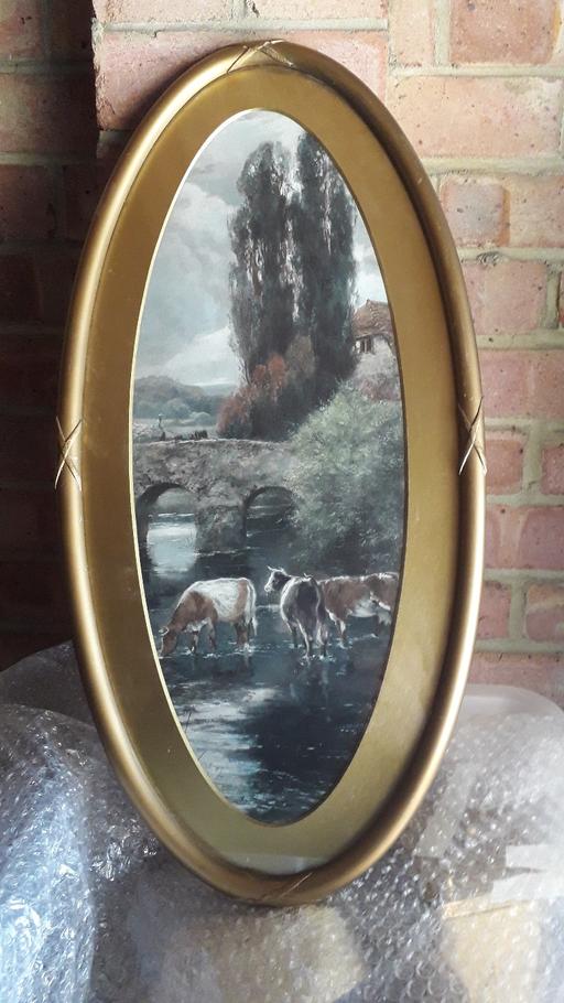 Buy & Sell South East London Shirley - South East London - Photos for VINTAGE GOLD FRAMED COUNTRY SCENE PRINT.