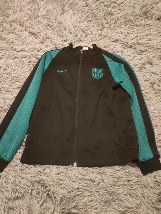 Buy & Sell Barking and Dagenham Barking - Barking and Dagenham - Photos for 2016/17 Nike FC Barcelona Black & Teal Jacket