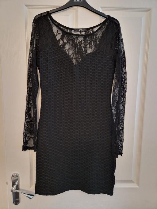 Buy & Sell Nottinghamshire Gedling - Photos for Quiz textured & lace dress size 12