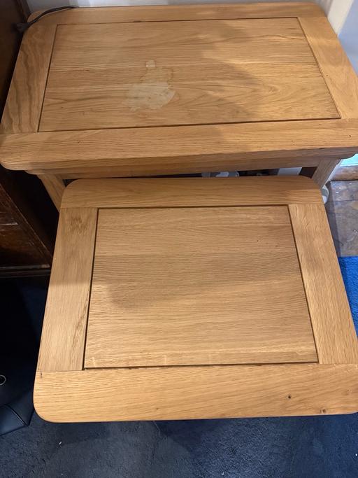 Buy & Sell South West London Sutton - Photos for Solid oak table nest 2