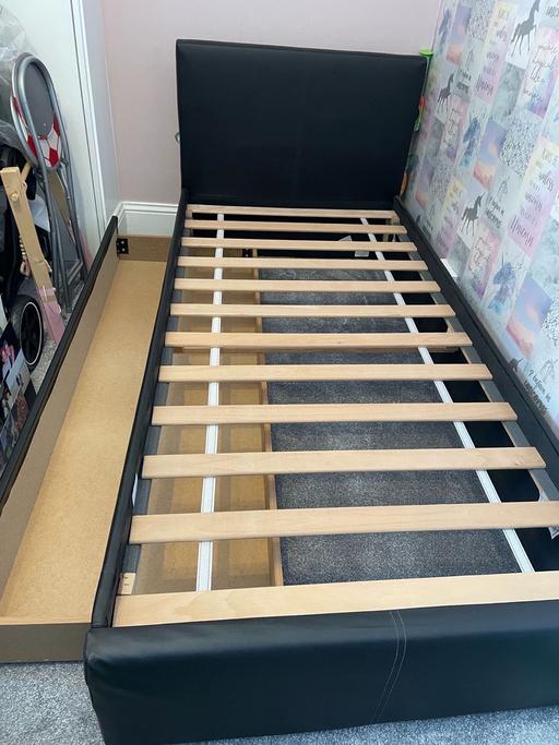 Buy & Sell West Midlands Walsall - Photos for Singe Bed frame with storage drawer