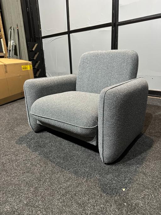 Buy & Sell Lincolnshire Boston - Photos for Habitat 60 Trac Fabric Armchair - Grey