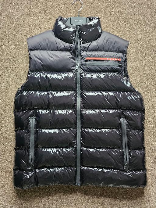 Buy & Sell Greater Manchester Bolton - Photos for Prada Mens Black gloss/Matt Gilet size XL