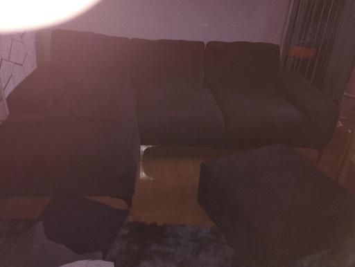 Buy & Sell West Midlands Wolverhampton - Photos for corner settee dark blue cord