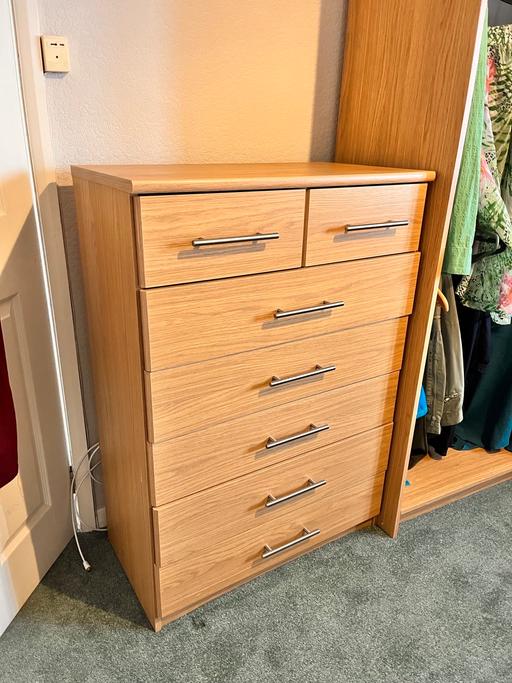 Buy & Sell West Yorkshire Bradford - Photos for Chest of Drawers - Oak Effect