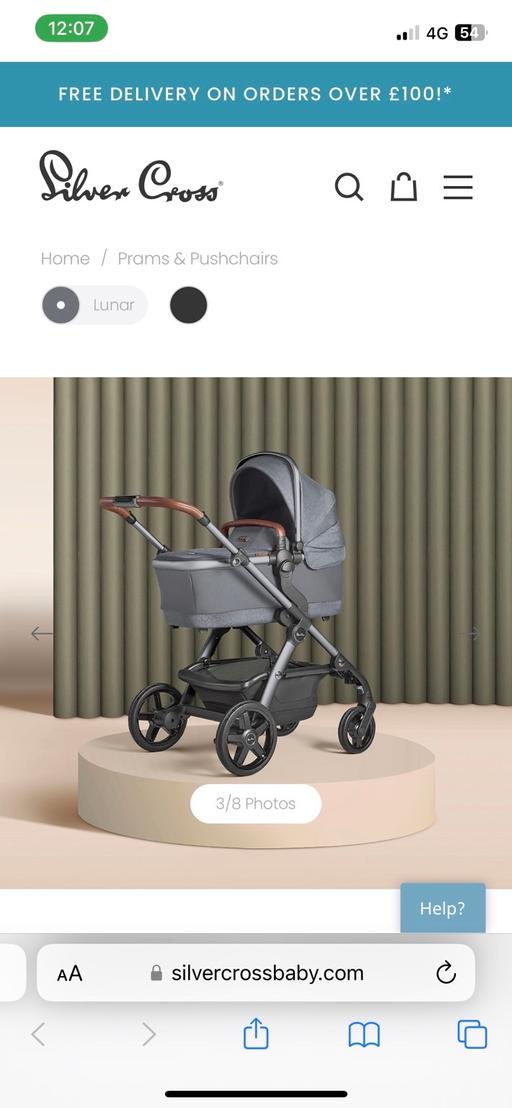 Buy & Sell Hertfordshire Broxbourne - Photos for Silver cross wave 3 lunar pram set