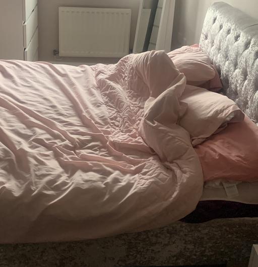 Buy & Sell Hertfordshire Hertsmere - Photos for Crushed velvet bed frame