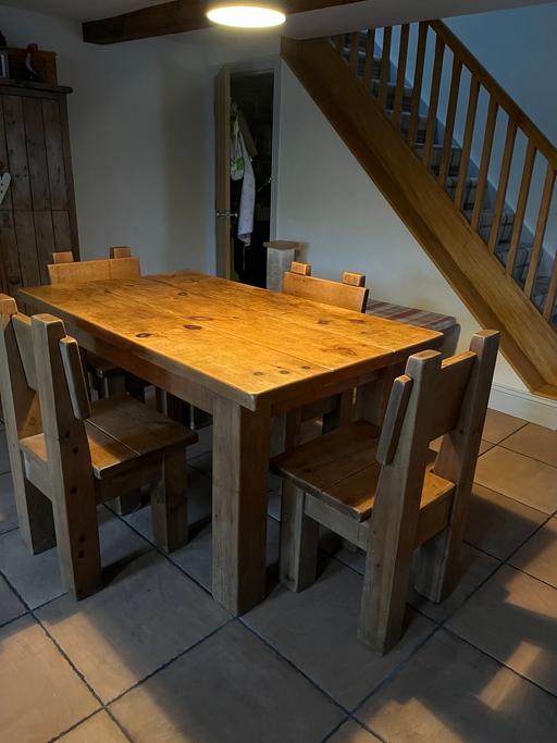 Buy & Sell West Yorkshire Kirklees - Photos for Rustic Farmhouse Solid Wood Dining Table and