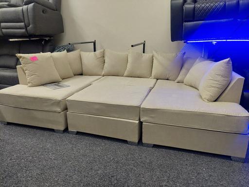 Buy & Sell Burton-on-Trent East Staffordshire - Photos for U shape sofa with footstool