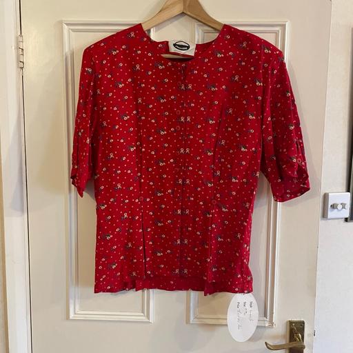 Buy & Sell Dorset Bournemouth, Christchurch and Poole - Photos for Vintage Ladies Pennine NWT Red Blouse