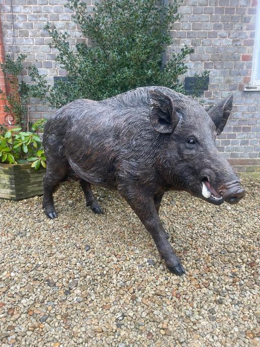 Buy & Sell Oxfordshire South Oxfordshire - Photos for Very Large Wild Boar Sculpture, Statue