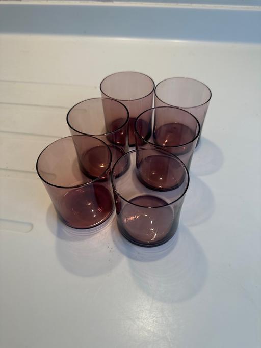 Buy & Sell North London Shacklewell - North London - Photos for Set of 6 mid century glass tumbler