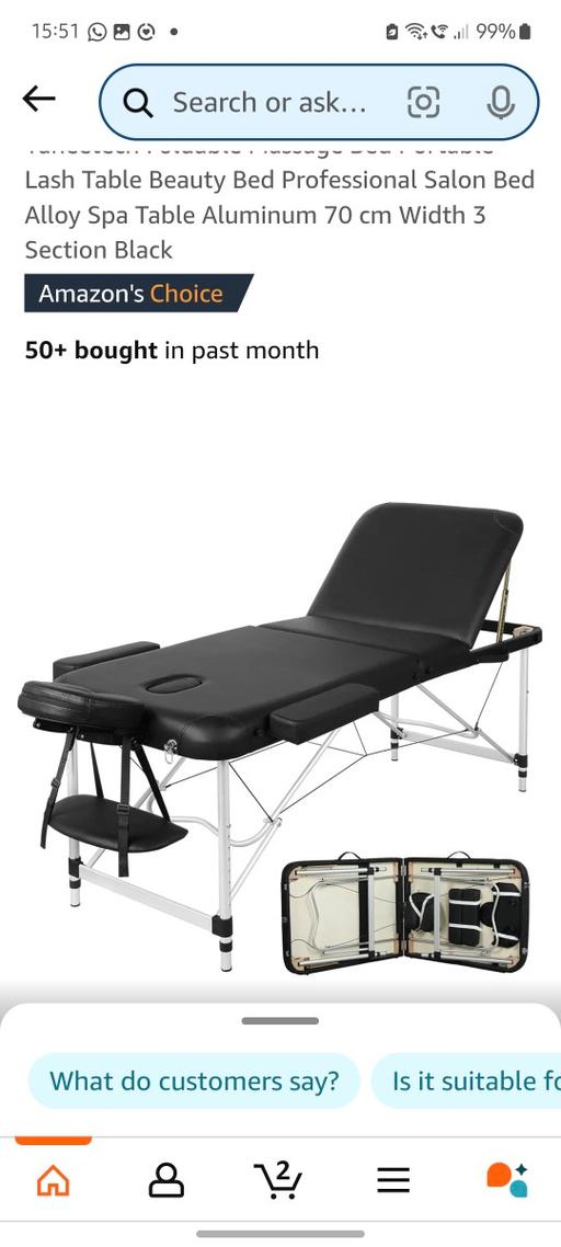 Buy & Sell Greater Manchester Stockport - Photos for Brand New massage table - colour may differ