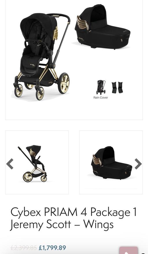 Buy & Sell West London Hillingdon - Photos for Cybex Jeremy Scott Gold and Black Wings